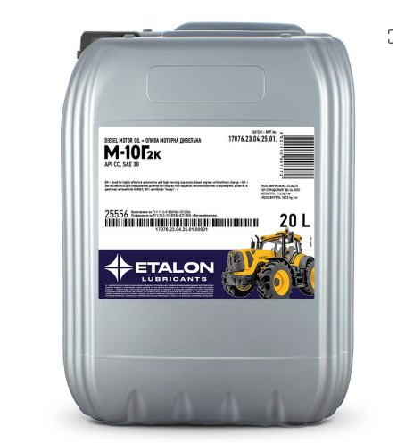 Олива моторна для автотракторних дизелів ETALON М-10Г2к 17,5кг каністра 20л ПЕ